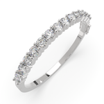 Load image into Gallery viewer, Idalia Round Cut Diamond Bangle Bracelet Shared Prong Hinged (6 ctw) - Nivetta