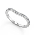 Load image into Gallery viewer, Iliana 3 Stone French Pave Round Cut Diamond Engagement Ring - Nivetta