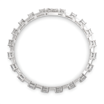 Load image into Gallery viewer, Iolanthe Princess Cut Diamond Tennis Bracelet Prong Set (10 ctw) - Nivetta