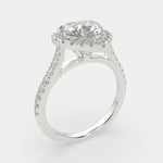 Load image into Gallery viewer, Isadora Heart Cut Halo Pave Engagement Ring Setting - Nivetta