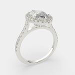 Load image into Gallery viewer, Isadora Marquise Cut Halo Pave Engagement Ring Setting - Nivetta
