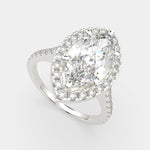 Load image into Gallery viewer, Isadora Marquise Cut Halo Pave Engagement Ring Setting - Nivetta