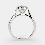 Load image into Gallery viewer, Isadora Oval Cut Halo Pave Engagement Ring Setting - Nivetta
