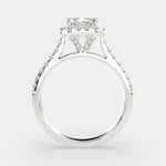 Load image into Gallery viewer, Isadora Radiant Cut Halo Pave Engagement Ring Setting - Nivetta