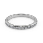 Load image into Gallery viewer, Isis Comfort Fit 4 Prong Solitaire Round Cut Diamond Engagement Ring - Nivetta