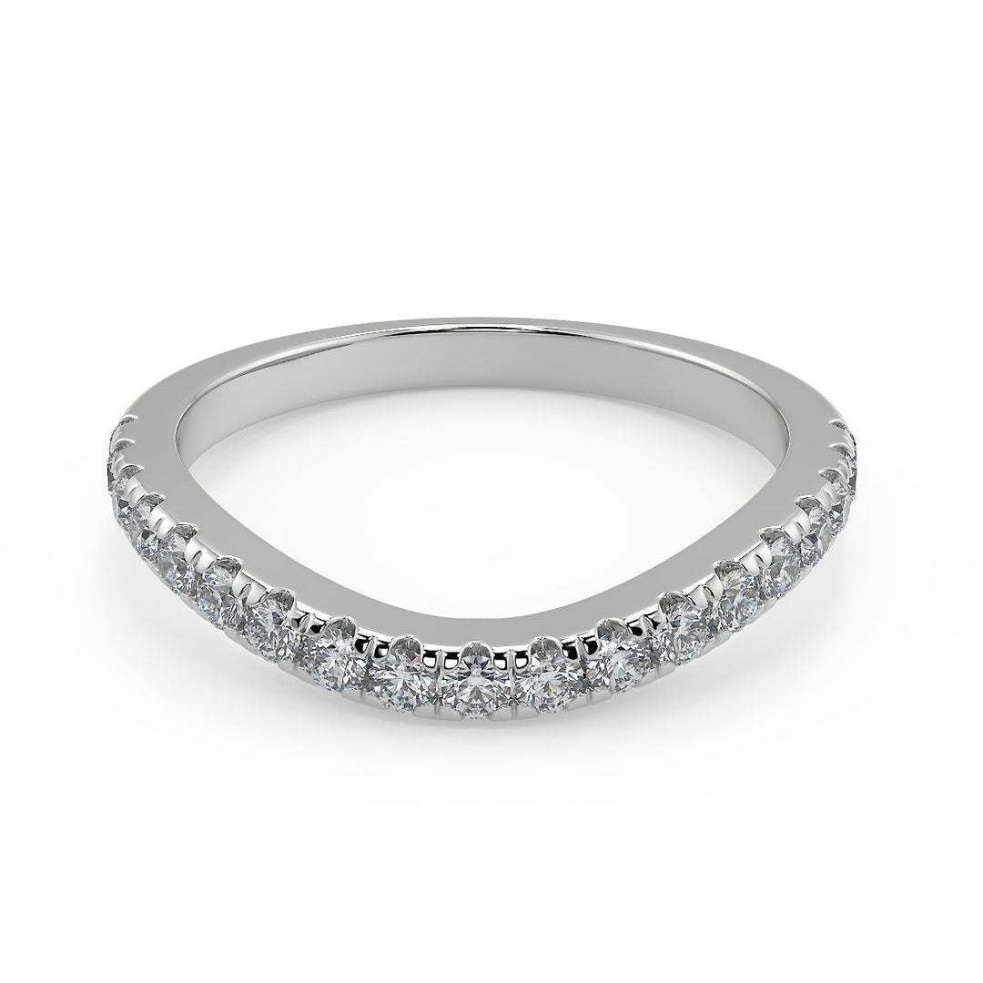 Jacey Baguette Accents 3 Stone Double Prong Cushion Cut Diamond Engagement Ring - Nivetta