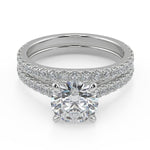 Load image into Gallery viewer, Jaelynn Classic 4 Prong Round Cut Diamond Engagement Ring - Nivetta