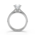 Load image into Gallery viewer, Jaycee Double French-Set Classic Cushion Cut Engagement Ring - Nivetta