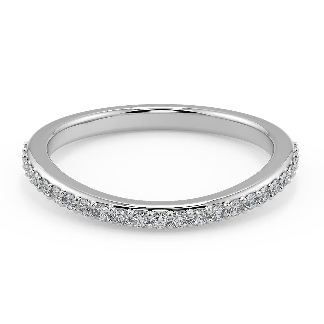 Jordin Double French-Set Split Shank Classic Princess Cut Diamond Engagement Ring - Nivetta