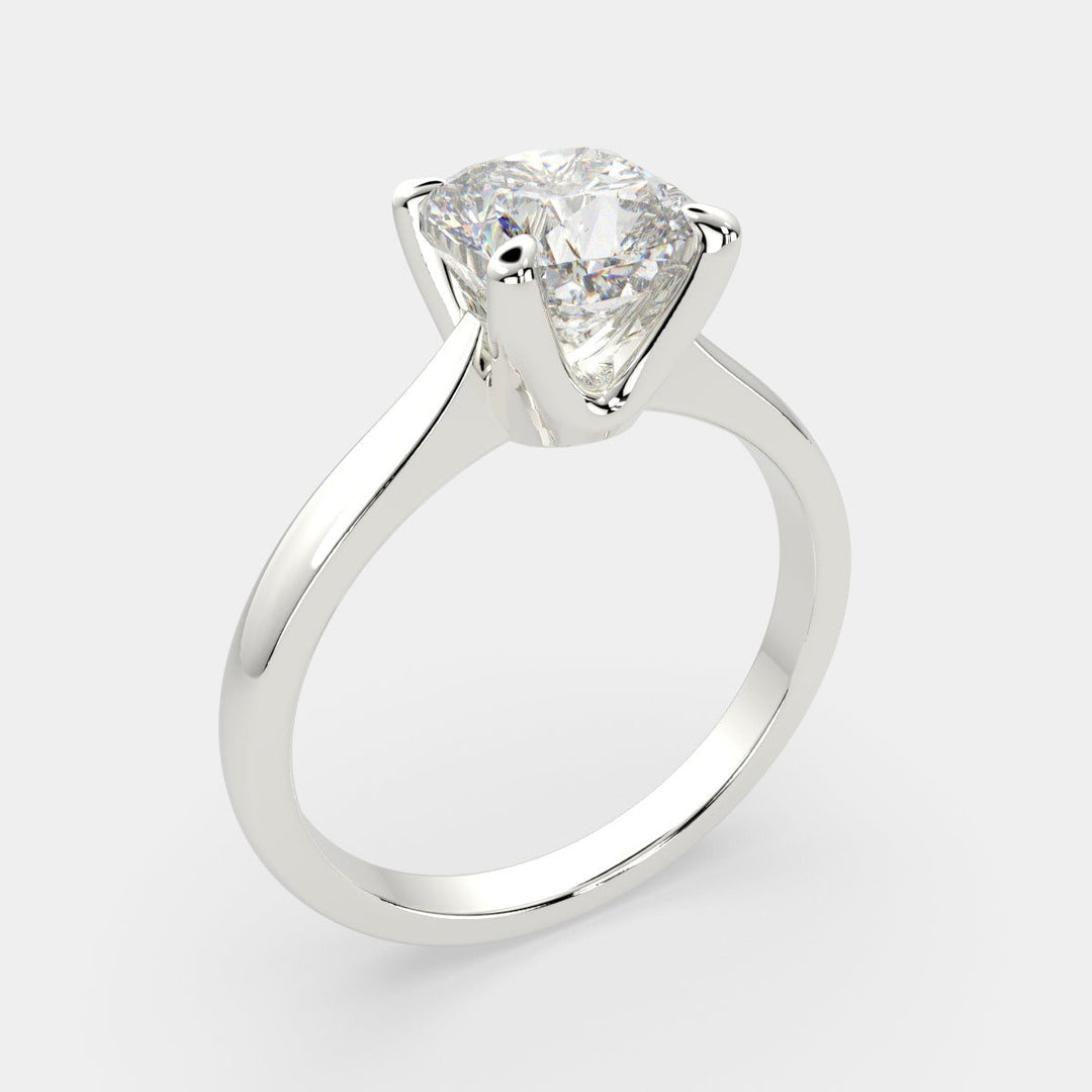Juliana Cushion Cut Classic Solitaire Engagement Ring Setting - Nivetta
