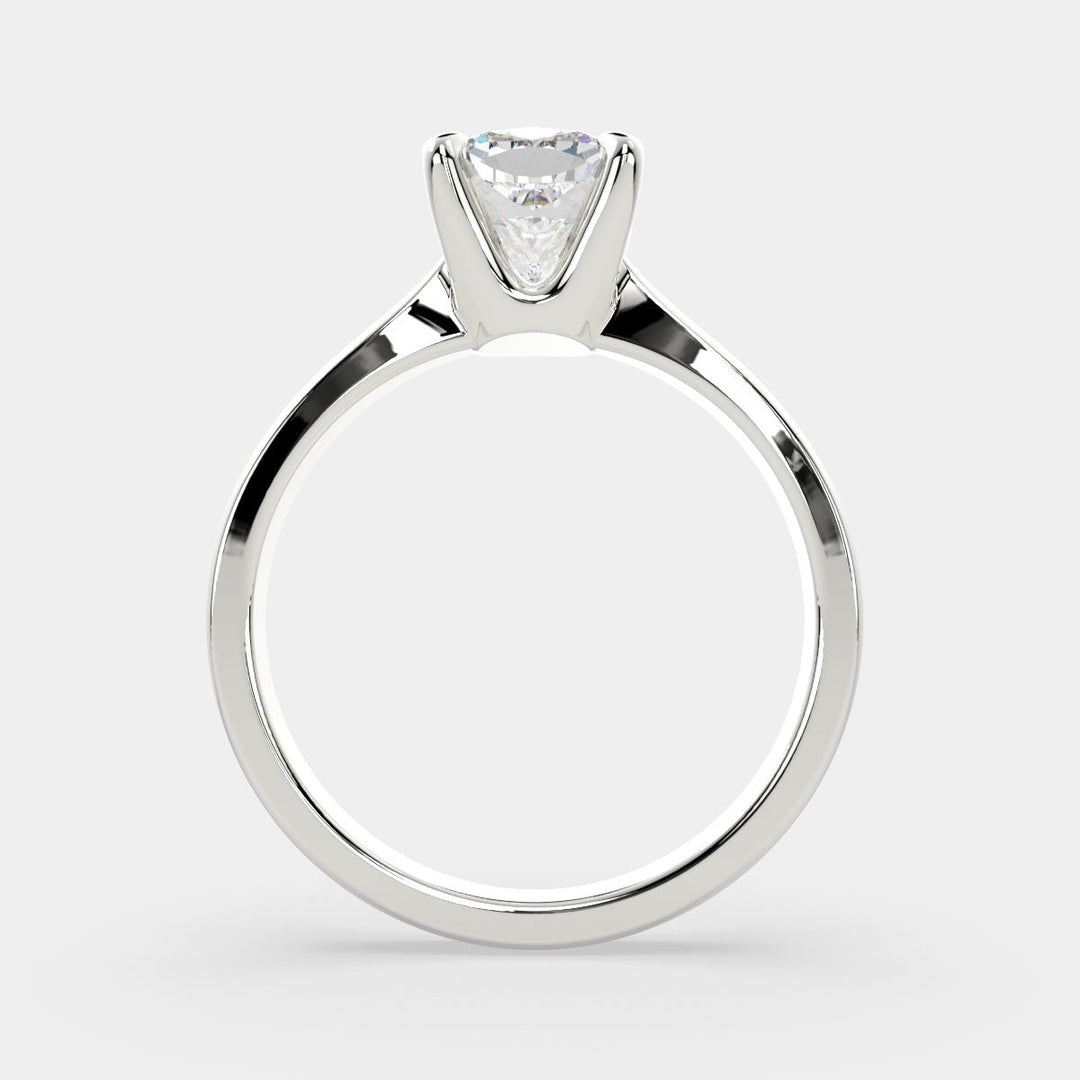 Juliana Cushion Cut Classic Solitaire Engagement Ring Setting - Nivetta