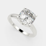Load image into Gallery viewer, Juliana Cushion Cut Classic Solitaire Engagement Ring Setting - Nivetta