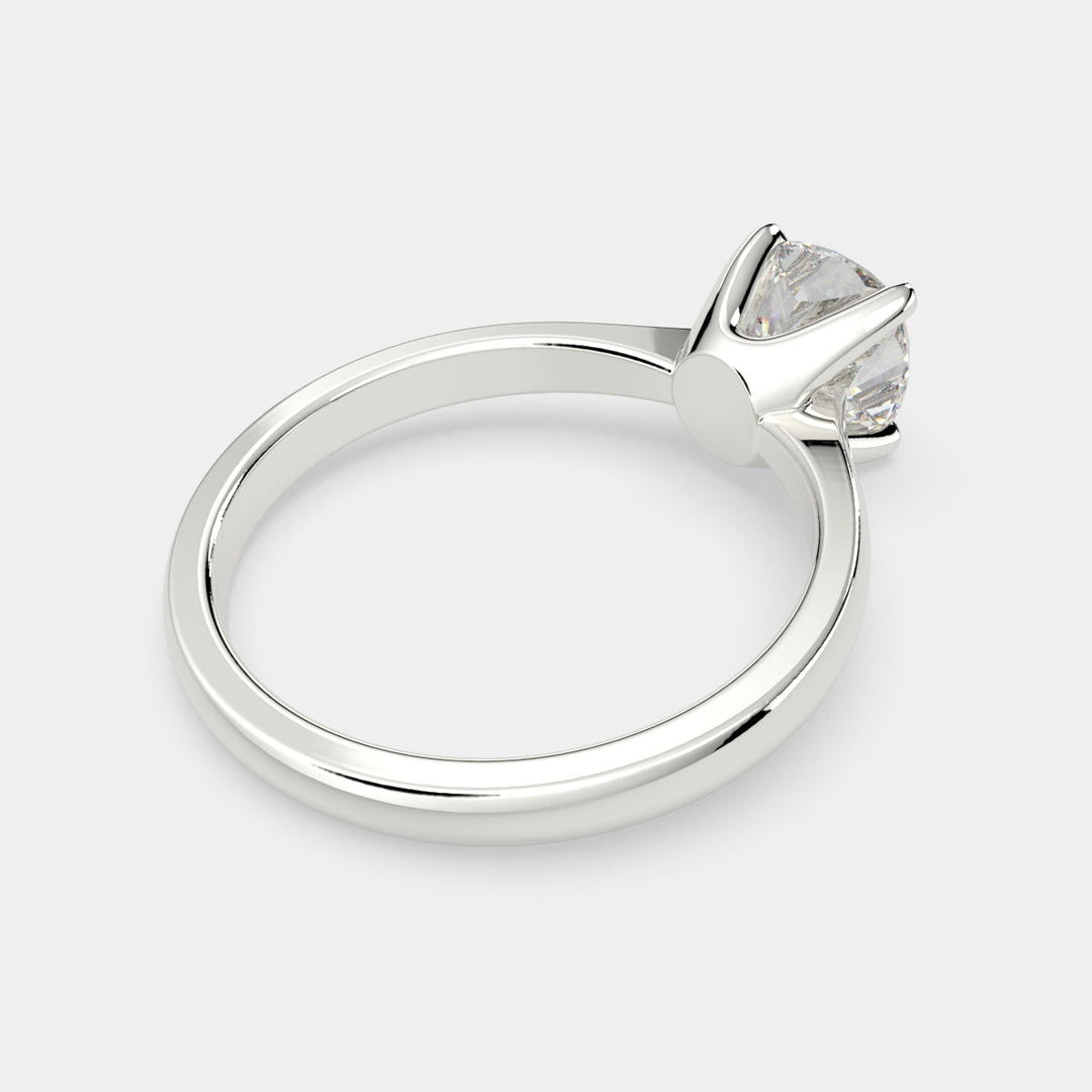 Juliana Cushion Cut Classic Solitaire Engagement Ring Setting - Nivetta
