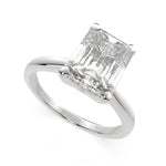 Load image into Gallery viewer, Juliana Emerald Cut Classic Solitaire Engagement Ring Setting - Nivetta