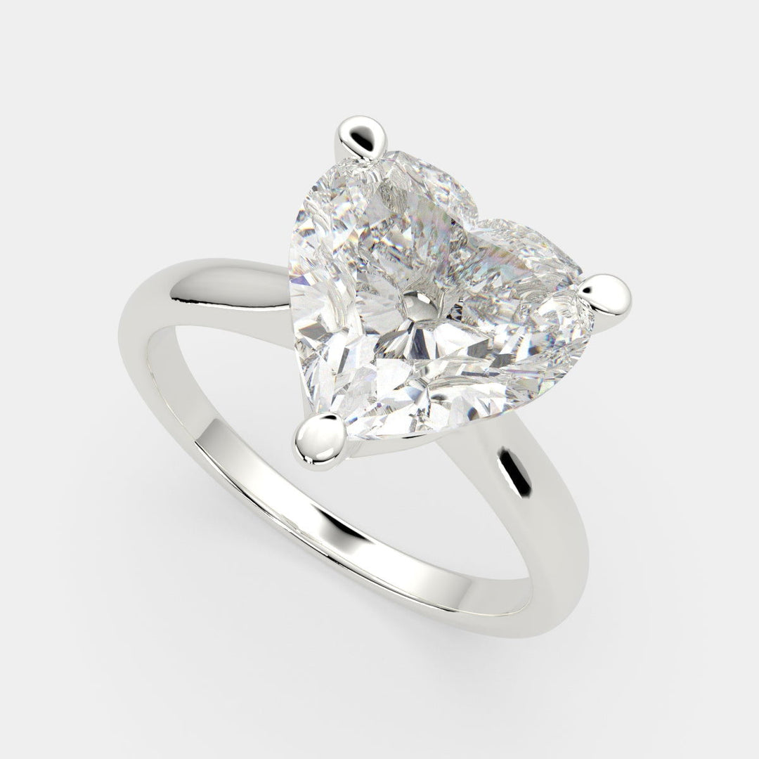 Juliana Heart Cut Classic Solitaire Engagement Ring Setting - Nivetta