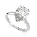 Load image into Gallery viewer, Juliana Pear Cut Classic Solitaire Engagement Ring Setting - Nivetta
