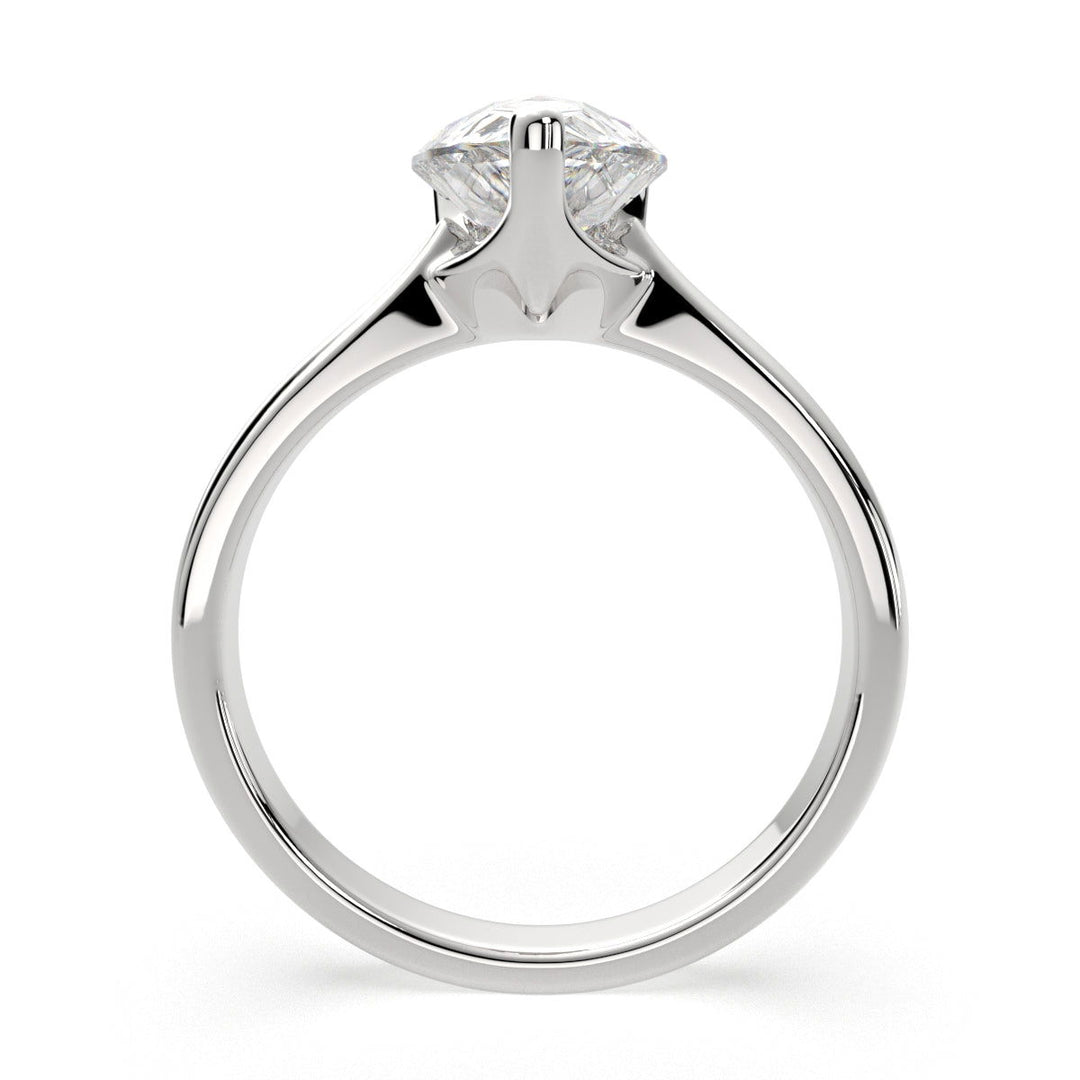 Juliana Pear Cut Classic Solitaire Engagement Ring Setting - Nivetta