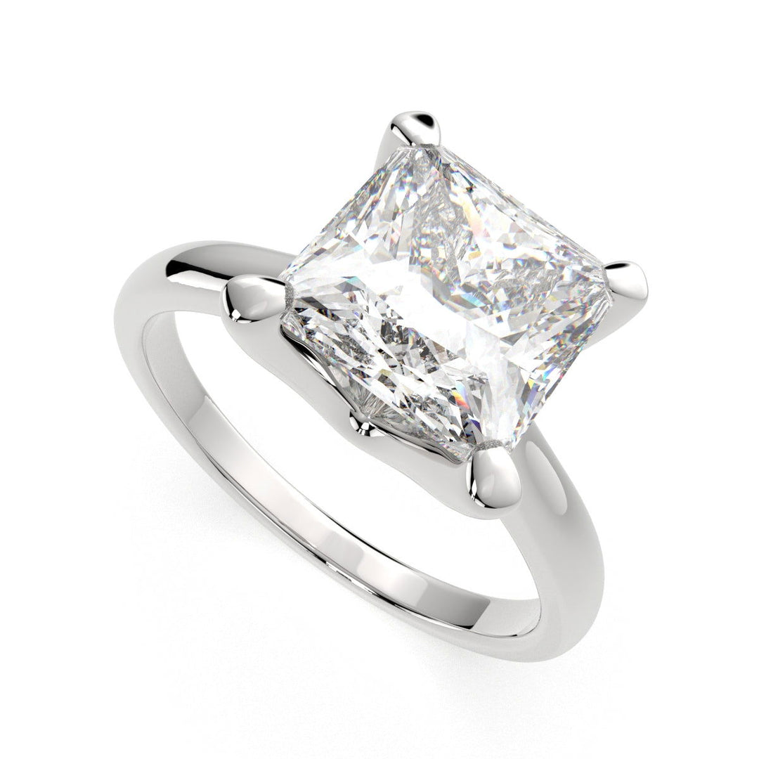Juliana Princess Cut Classic Solitaire Engagement Ring Setting - Nivetta