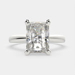 Load image into Gallery viewer, Juliana Radiant Cut Classic Solitaire Engagement Ring Setting - Nivetta