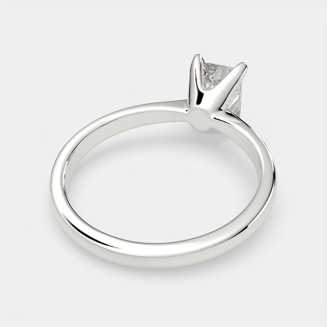 Juliana Radiant Cut Classic Solitaire Engagement Ring Setting - Nivetta