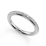 Load image into Gallery viewer, Julianna Pave Twist Infinity Rope Round Cut Diamond Engagement Ring - Nivetta