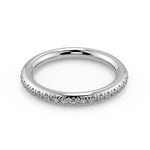 Load image into Gallery viewer, Julianna Pave Twist Infinity Rope Round Cut Diamond Engagement Ring - Nivetta