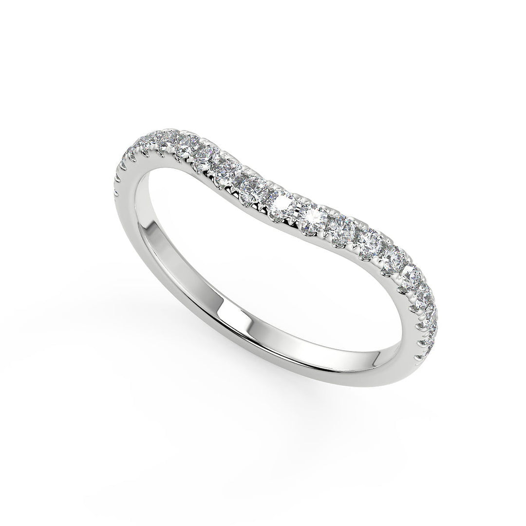 Kailee 6 Claw Crown Solitaire Princess Cut Diamond Engagement Ring - Nivetta