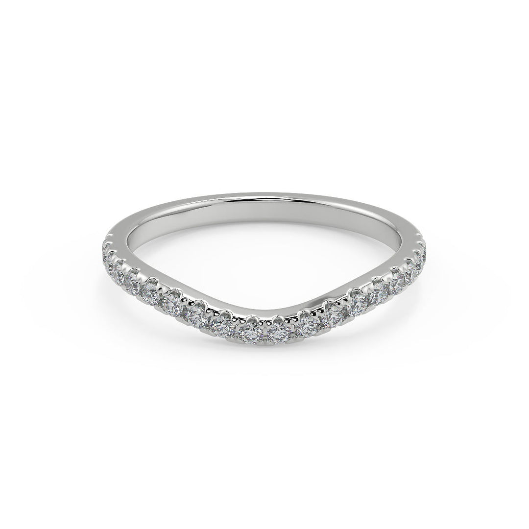 Kailee 6 Claw Crown Solitaire Princess Cut Diamond Engagement Ring - Nivetta