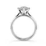 Load image into Gallery viewer, Kaitlyn 4 Prong Solitaire Round Cut Diamond Engagement Ring - Nivetta