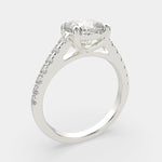 Load image into Gallery viewer, Karina Cushion Cut Pave 6 Prong Engagement Ring Setting - Nivetta