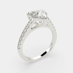 Load image into Gallery viewer, Karina Heart Cut Pave 6 Prong Engagement Ring Setting - Nivetta