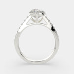 Load image into Gallery viewer, Karina Heart Cut Pave 6 Prong Engagement Ring Setting - Nivetta