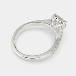 Load image into Gallery viewer, Karina Heart Cut Pave 6 Prong Engagement Ring Setting - Nivetta