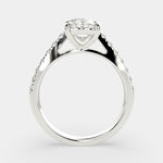 Load image into Gallery viewer, Karina Oval Cut Pave 6 Prong Engagement Ring Setting - Nivetta