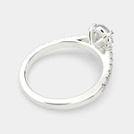 Load image into Gallery viewer, Karina Oval Cut Pave 6 Prong Engagement Ring Setting - Nivetta