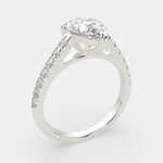 Load image into Gallery viewer, Karina Pear Cut Pave 6 Prong Engagement Ring Setting - Nivetta