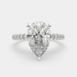 Load image into Gallery viewer, Karina Pear Cut Pave 6 Prong Engagement Ring Setting - Nivetta