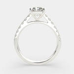 Load image into Gallery viewer, Karina Radiant Cut Pave 6 Prong Engagement Ring Setting - Nivetta
