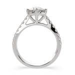 Load image into Gallery viewer, Karina Round Cut Pave 6 Prong Engagement Ring Setting - Nivetta