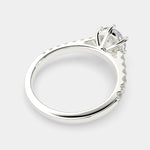 Load image into Gallery viewer, Karina Round Cut Pave 6 Prong Engagement Ring Setting - Nivetta