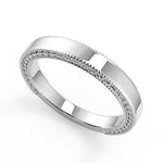 Load image into Gallery viewer, Karlee Hand Carved Milgrain Solitaire Cushion Cut Diamond Engagement Ring - Nivetta