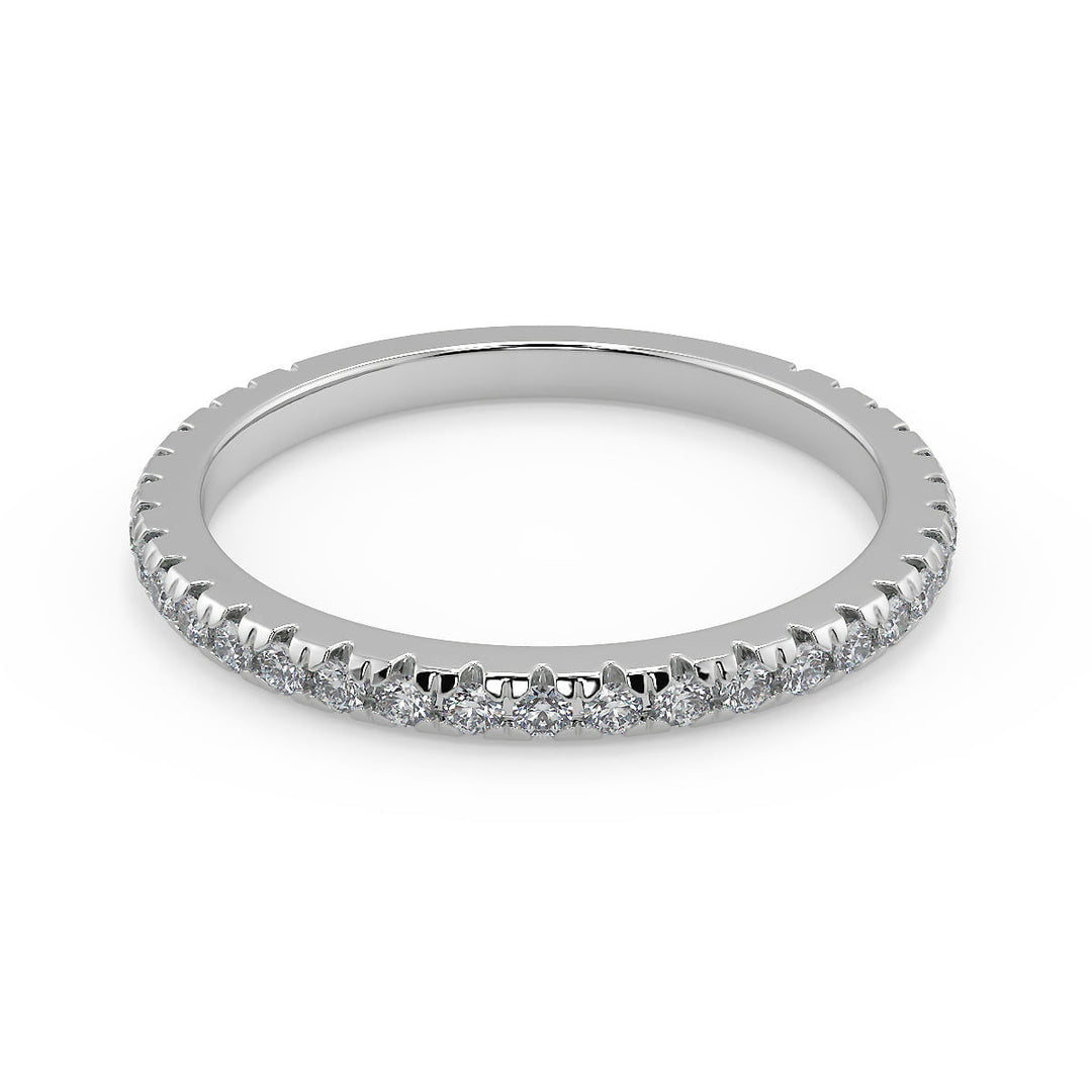 Kaylen Double Halo Pave Gala Round Cut Diamond Engagement Ring - Nivetta