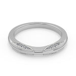 Load image into Gallery viewer, Khloe Milgrain 4 Prong Princess Cut Diamond Engagement Ring - Nivetta