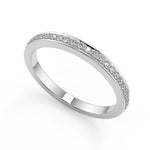 Load image into Gallery viewer, Kianna Halo Pave Set Round Cut Diamond Engagement Ring - Nivetta