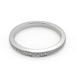 Load image into Gallery viewer, Kianna Halo Pave Set Round Cut Diamond Engagement Ring - Nivetta