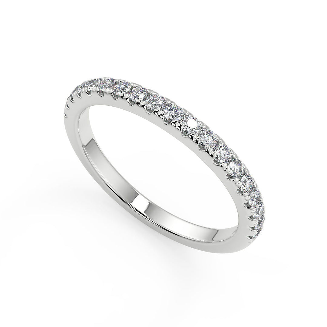 Kristin 3 Stone Solitaire Round Cut Diamond Engagement Ring - Nivetta