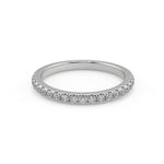Load image into Gallery viewer, Kristin 3 Stone Solitaire Round Cut Diamond Engagement Ring - Nivetta