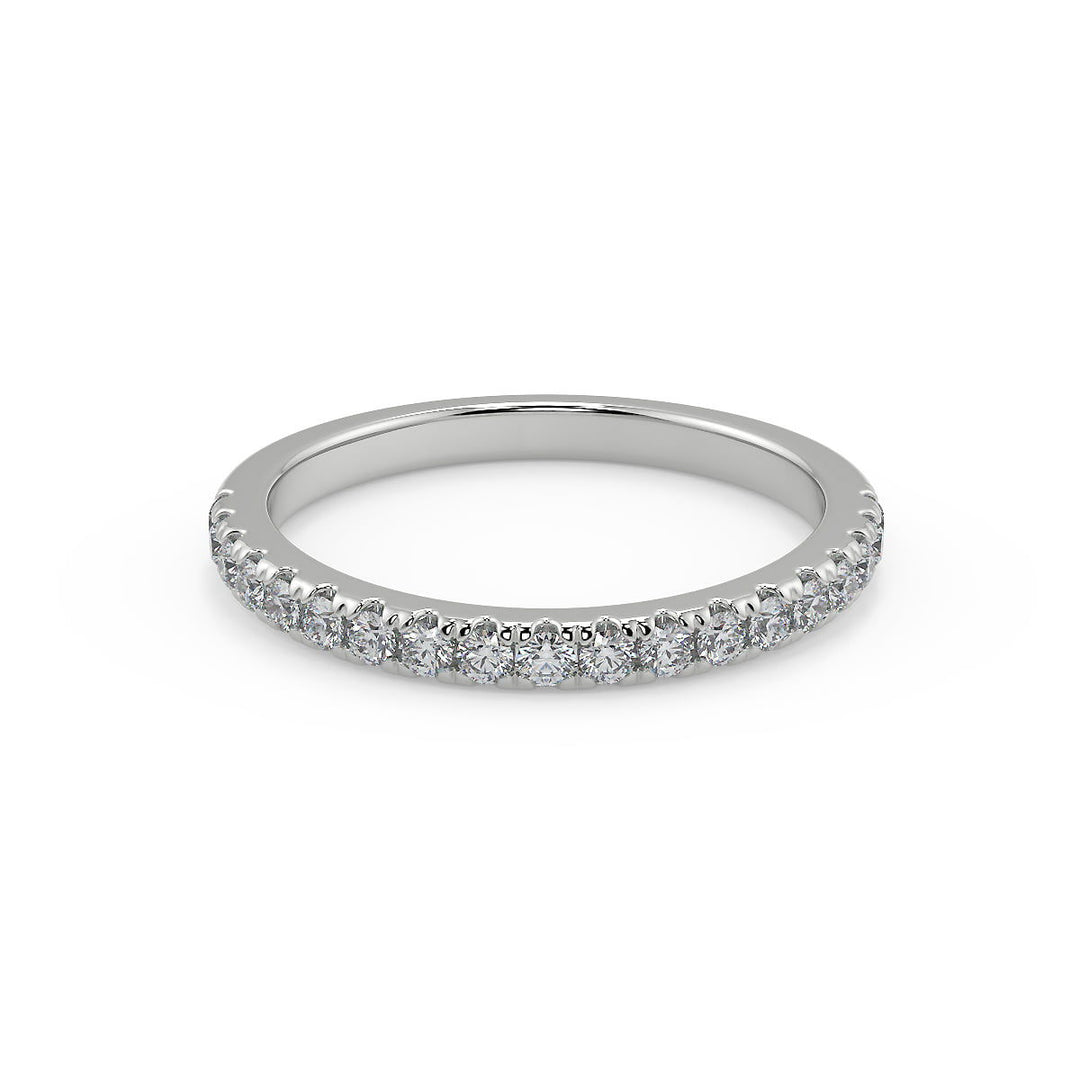Kristin 3 Stone Solitaire Round Cut Diamond Engagement Ring - Nivetta