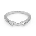 Load image into Gallery viewer, Kylie Halo Pave Split Shank Round Cut Diamond Engagement Ring - Nivetta