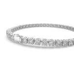 Load image into Gallery viewer, Lysandra Round Cut Diamond Tennis Bracelet Prong Set (6 ctw) - Nivetta